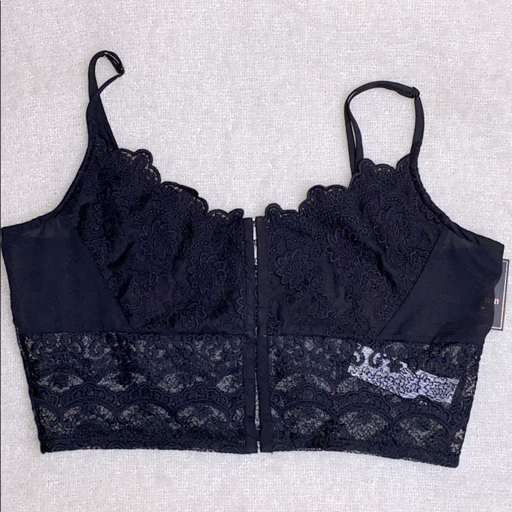 Lace crop top